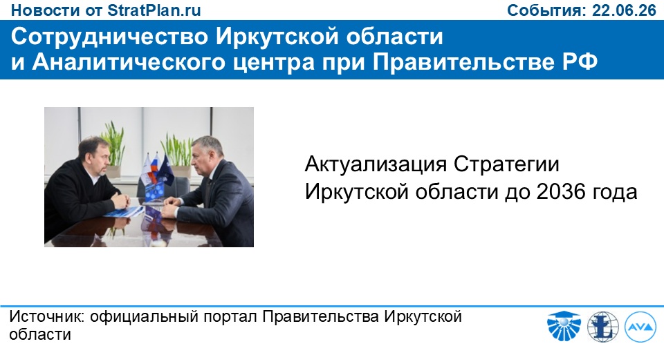 Сотрудничество Иркутской области и Аналитического центра при Правительстве РФ